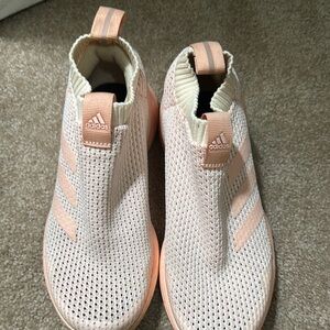 Adidas Kids Slip-On Shoes - Peach. Size 3.5. Excellent condition.